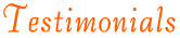 Testimonials